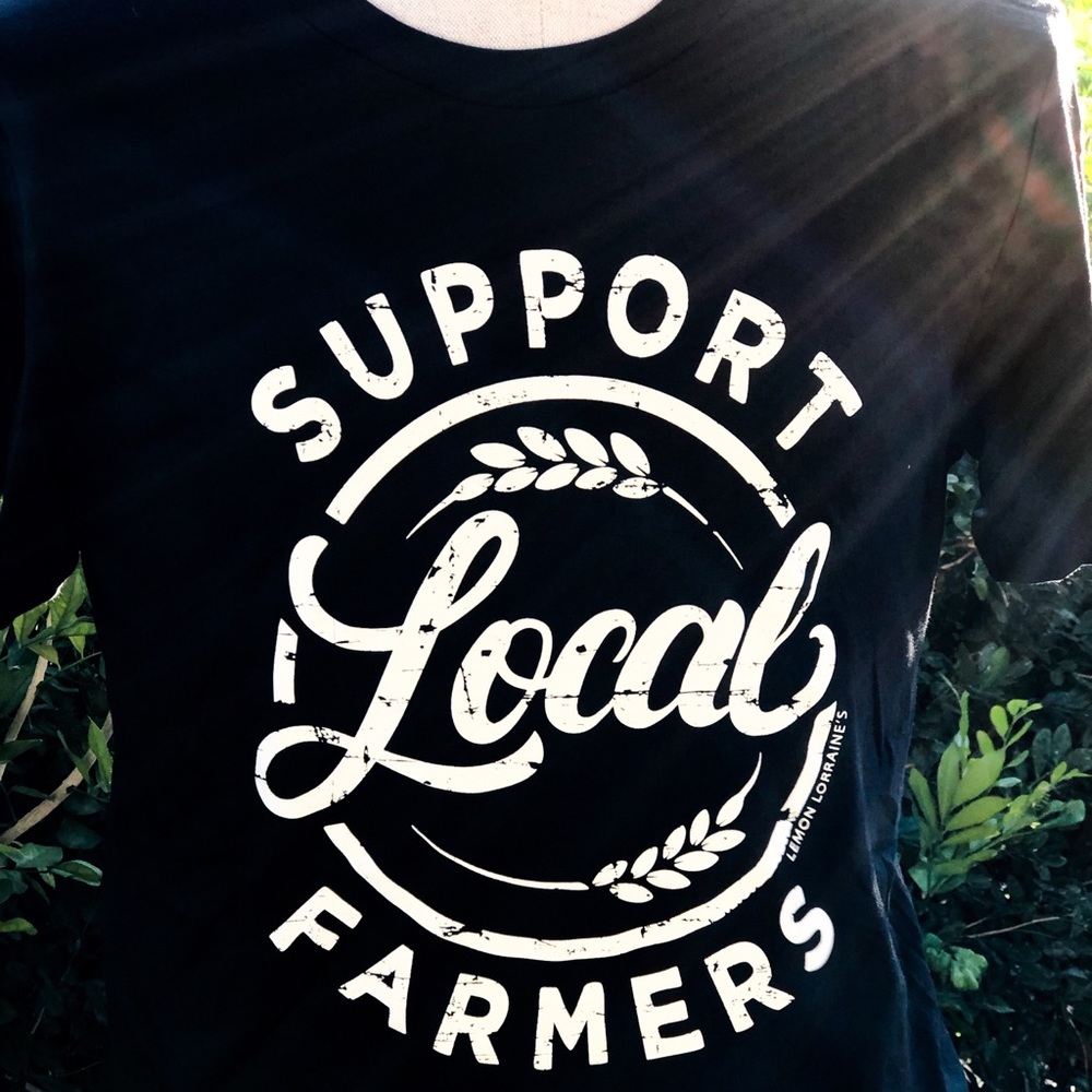 SALE|| Local Farmers Crew Tee - Picture 4 of 5